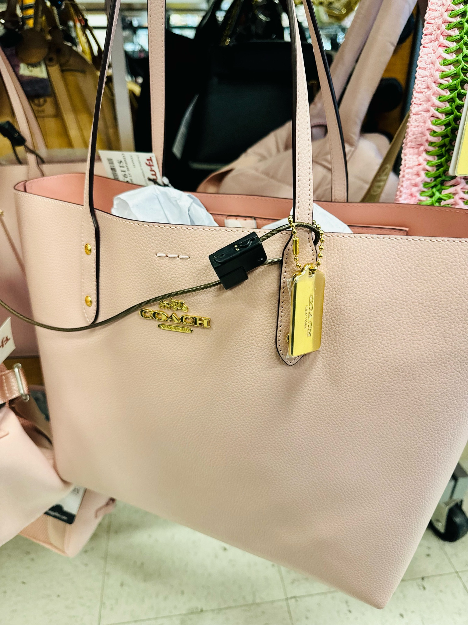 TJ Maxx find! Mother’s Day gift ideas! Roomy to travel with! Coach Town Tote Pink Leather Large Shoulder Bag 
I linked some that I found and some others on sale!

#LTKitbag #LTKtravel #LTKGiftGuide