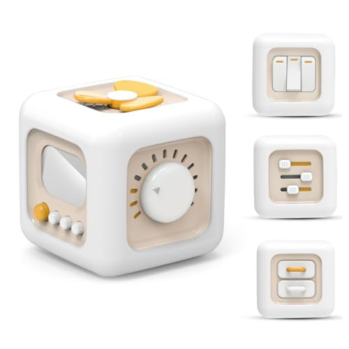 UMEILE Montessori Busy Cube for Toddlers 1-3,Car Travel Toys Busy Board Activity Cube,Learning Stocking Stuffers Educational Birthday Gifts Sensory Baby Toys 12-18 Months | Amazon (US)