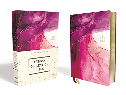 NIV, Artisan Collection Bible, Cloth over Board, Pink, Art Gilded Edges, Red Letter, Comfort Print | Amazon (US)