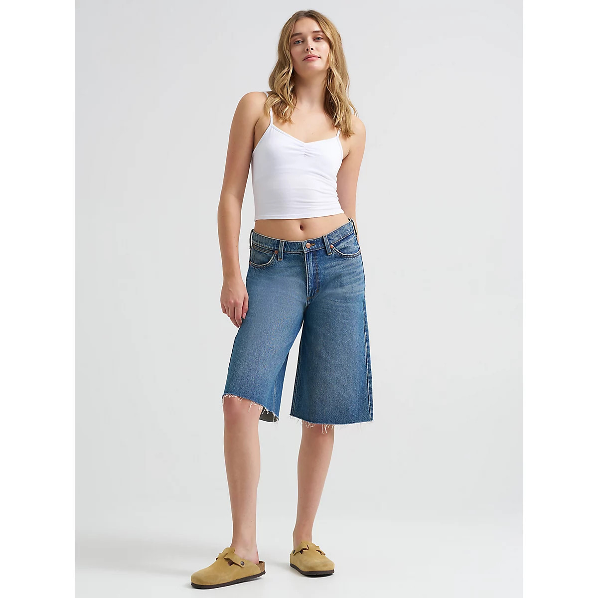Women's Low Rise Jort in Stormy Dust | Wrangler