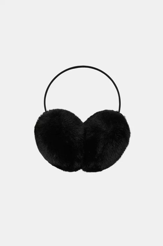 FAUX FUR BOW EARMUFFS | Zara US