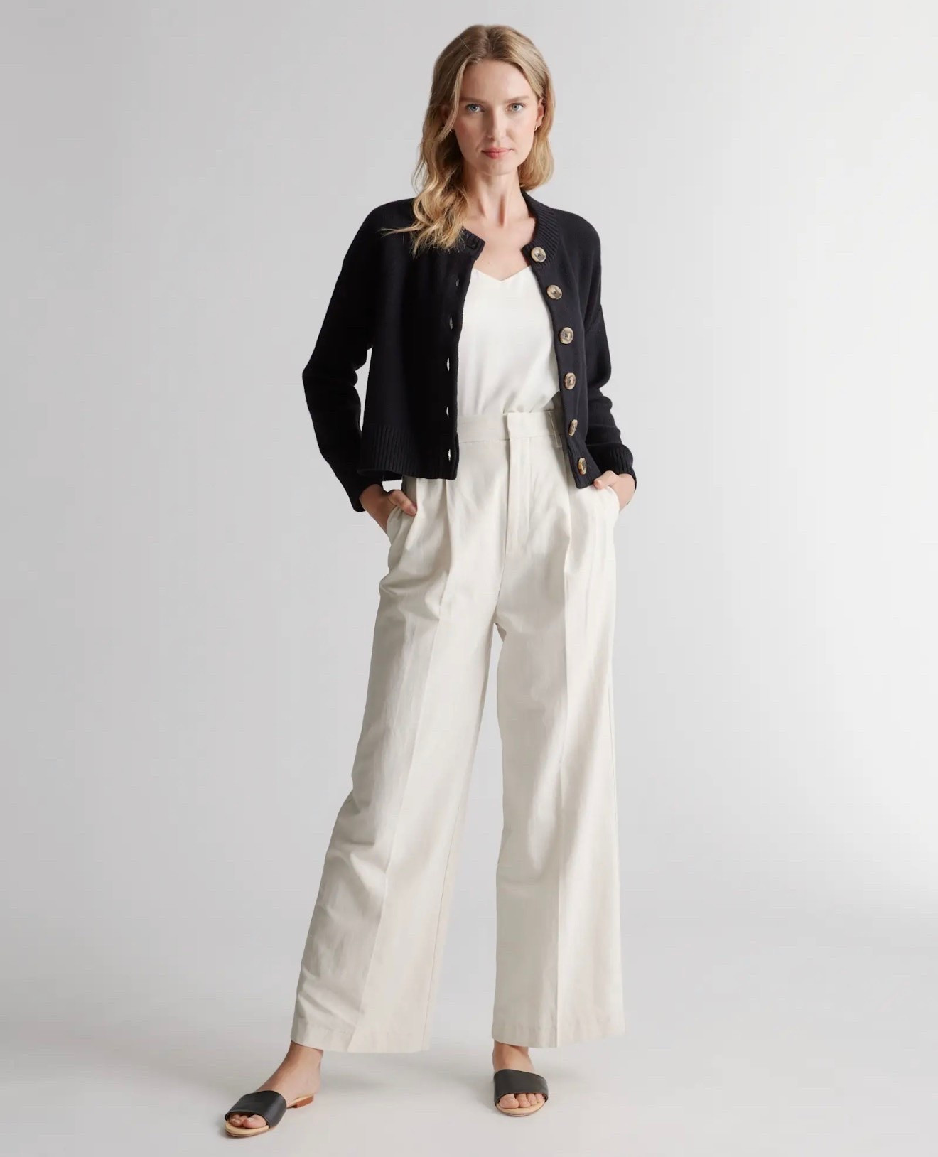 work outfits

100% Organic Cotton Cropped Cardigan

#workwear #cardigan #summer #office

#LTKSeasonal #LTKOver40 #LTKWorkwear