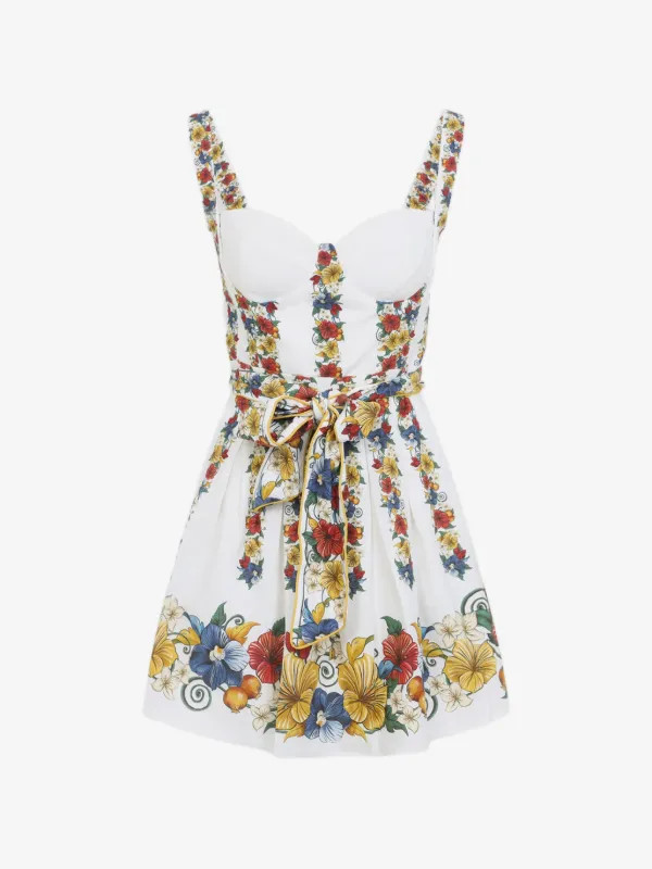 robe courte \u00e0 fleurs | Farfetch Global