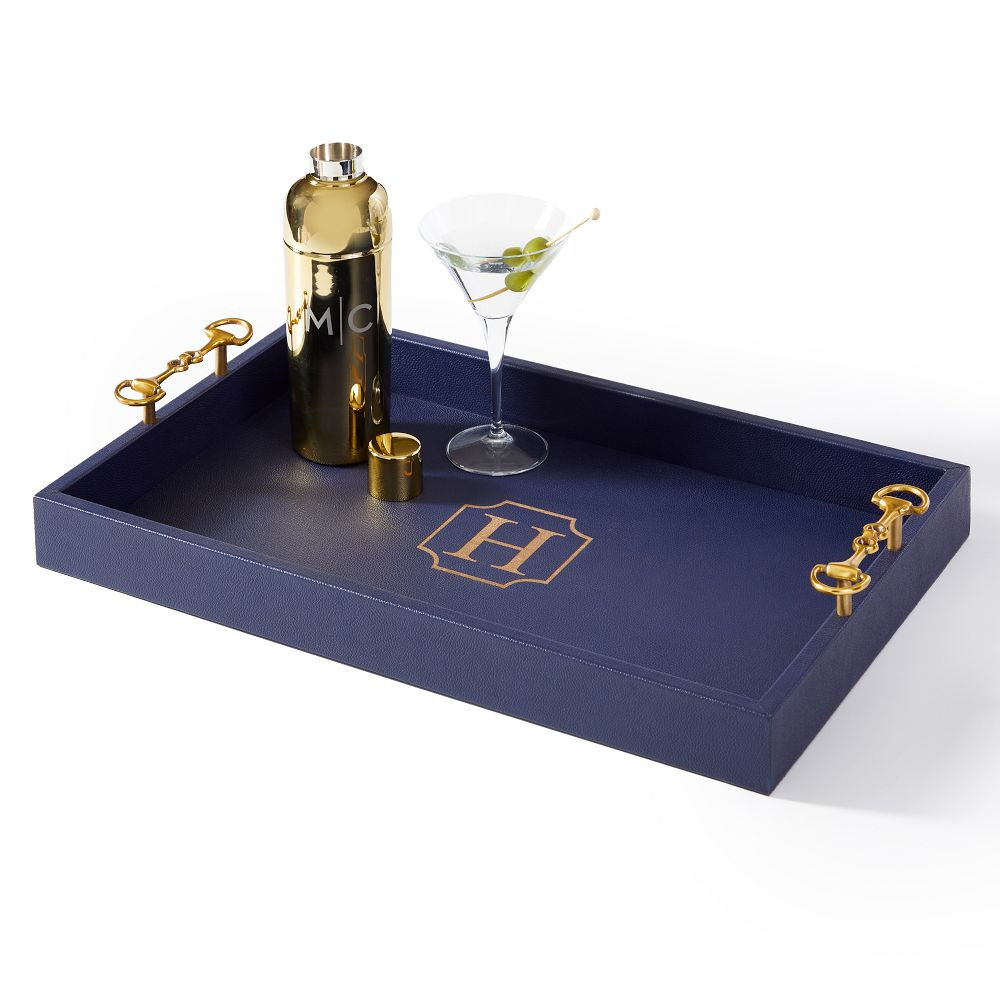 Horsebit Leather Tray | Mark and Graham