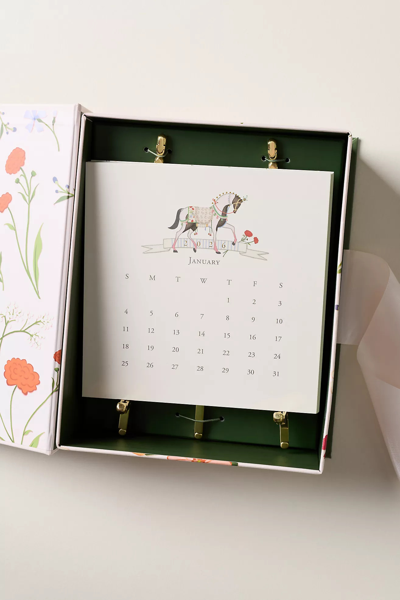 2026 Classic Calendar with Easel | Anthropologie (US)