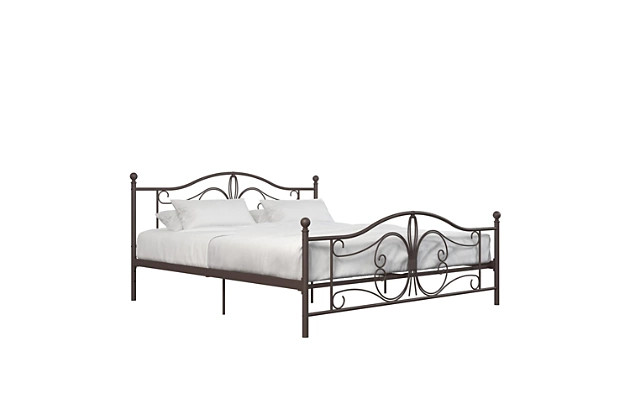 Bradford Metal King Bed | Ashley Homestore