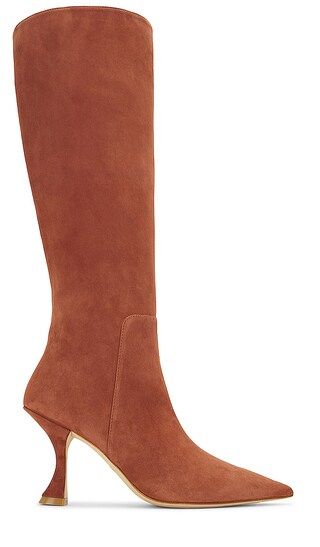 XCurve 85 Slouch Boot in Cappuccino | Revolve Clothing (Global)