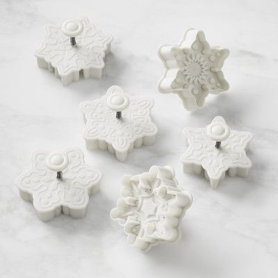 Williams Sonoma Snowflake Impression Cutters, Set of 6 | Williams-Sonoma