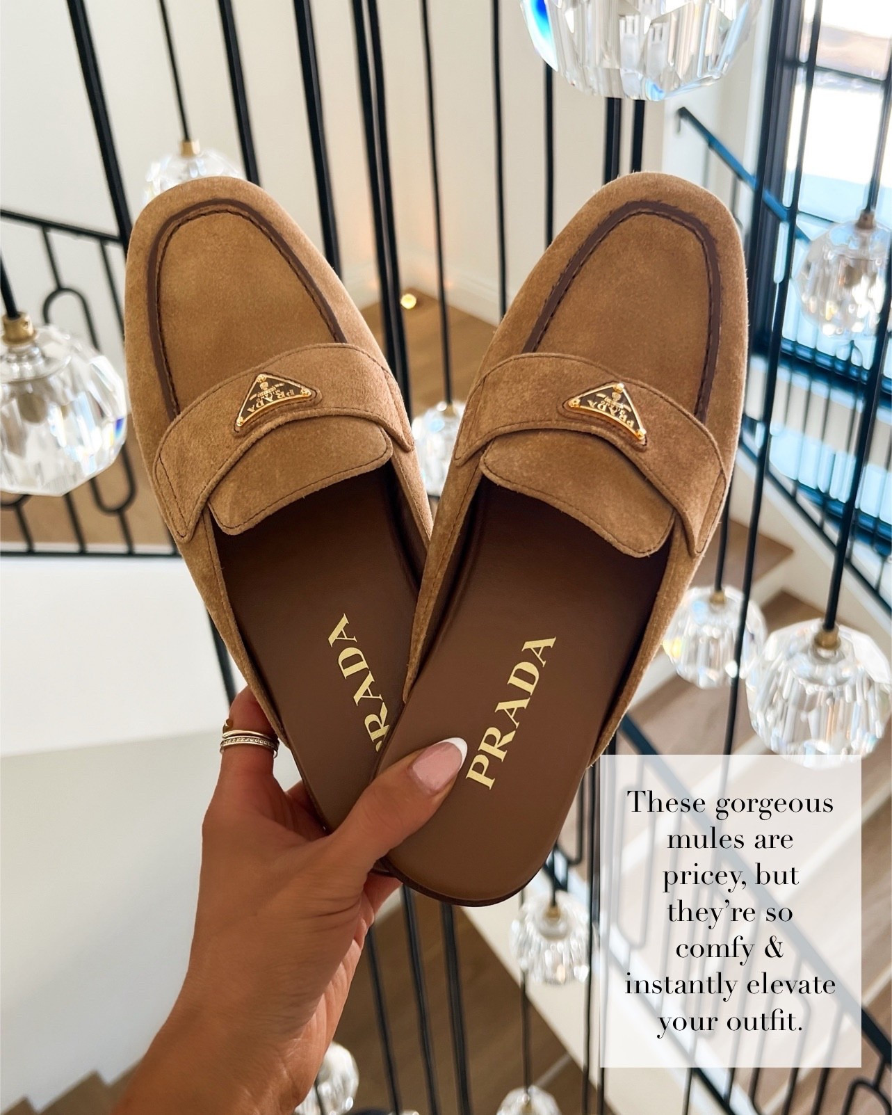 Spring shoes I’m wearing as a mom of a toddler 
Prada loafers run TTS 



#LTKmomlife #LTKWorkwear #LTKOver40