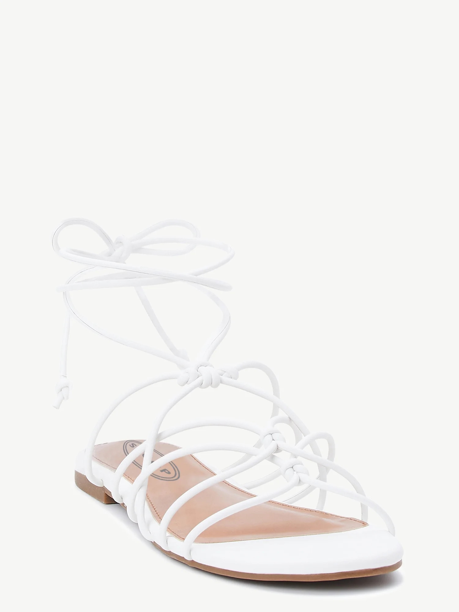 Scoop Women's Strappy Flat Sandals - Walmart.com | Walmart (US)