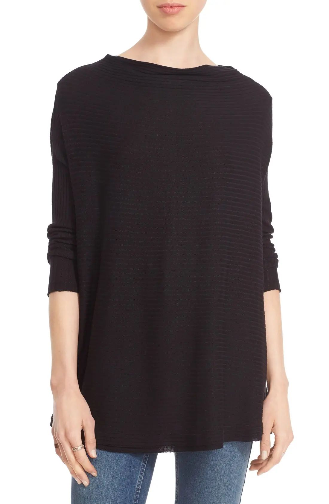 Lover Rib Split Back Pullover | Nordstrom