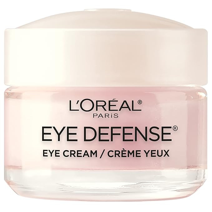 L'Oreal Paris Dermo-Expertise Eye Defense Eye Cream with Caffeine and Hyaluronic Acid 0.5 oz | Amazon (US)