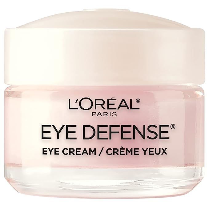 L'Oreal Paris Dermo-Expertise Eye Defense Eye Cream with Caffeine and Hyaluronic Acid 0.5 oz | Amazon (US)