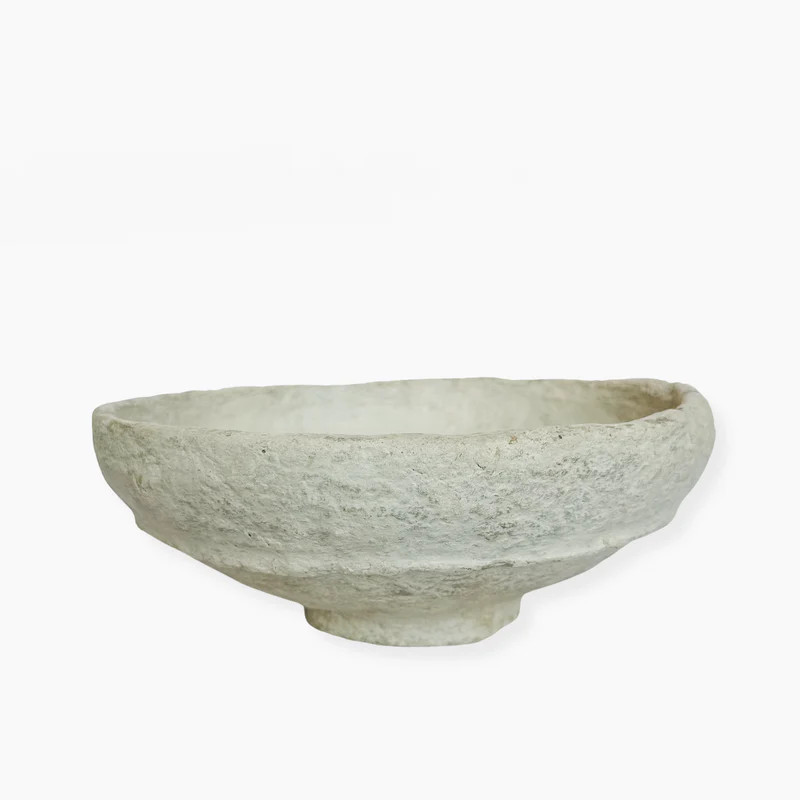 Decorative Paper Mache Bowl | Large | Linen & James
