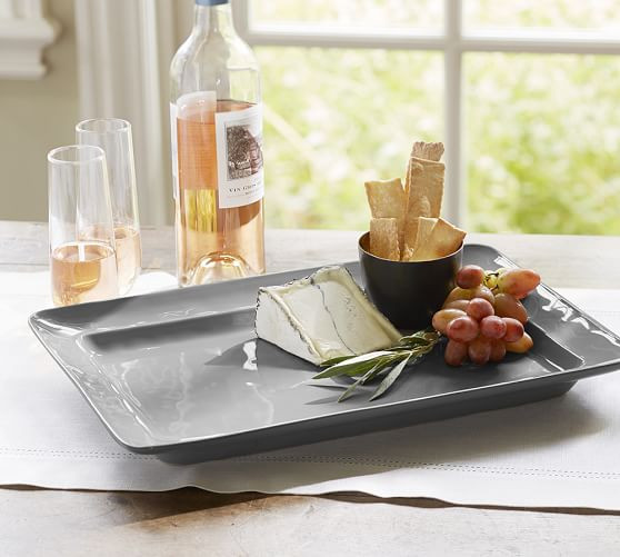 Cambria Handcrafted Stoneware Rectangular Serving Platter | Pottery Barn (US)
