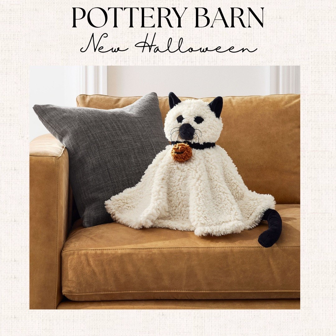 The cutest ghost cat pillow 🖤 You know I had to get her. Sharing my favorite Halloween pillows and Halloween decor from Pottery Barn 🎃 #potterybarn #patterybarnhalloween #halloweendecor 2025

#LTKHome #LTKSeasonal