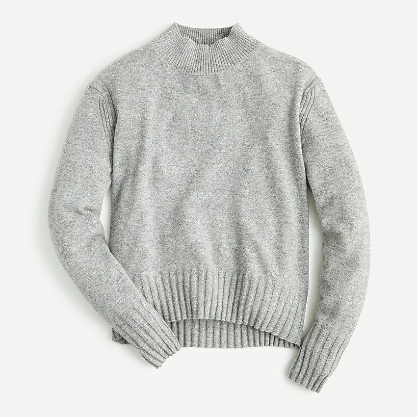 Long-sleeve everyday cashmere mockneck sweater | J.Crew US