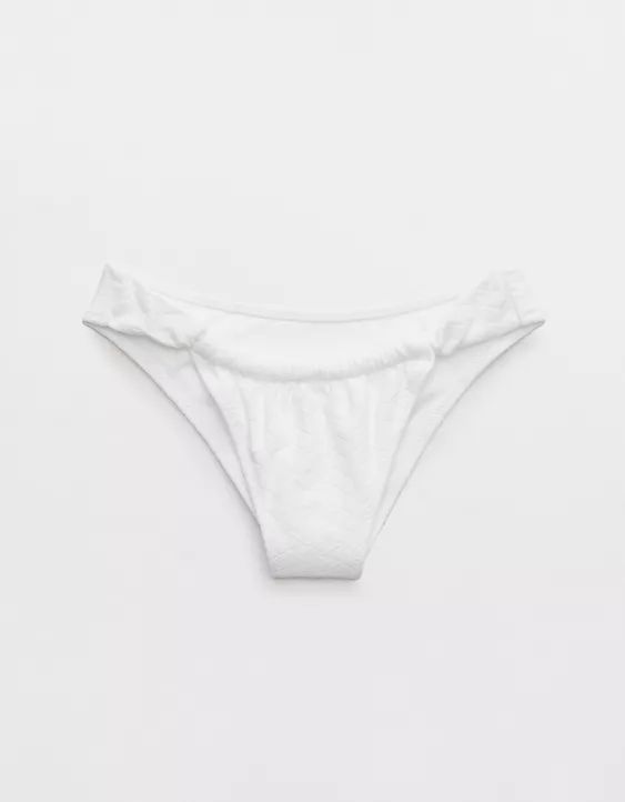 Aerie Jacquard Cheeky Bikini Bottom | Aerie