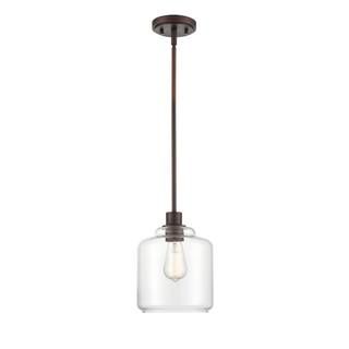 Millennium Lighting 1-Light 8 in. Rubbed Bronze Pendant-6901-RBZ - The Home Depot | The Home Depot