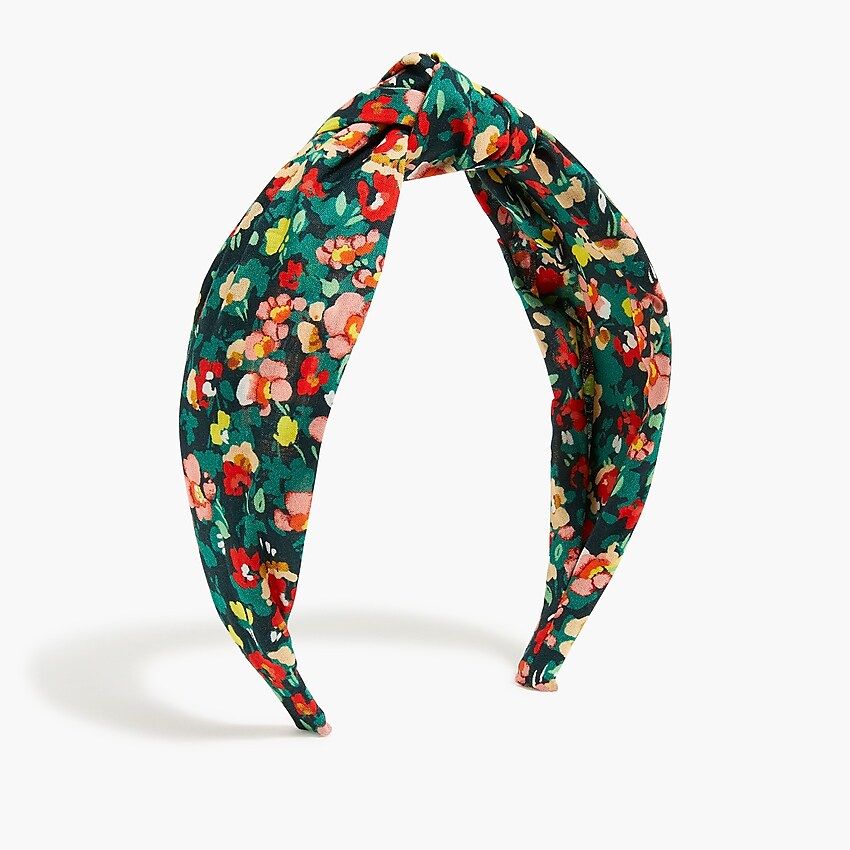 Printed knot headband | J.Crew Factory