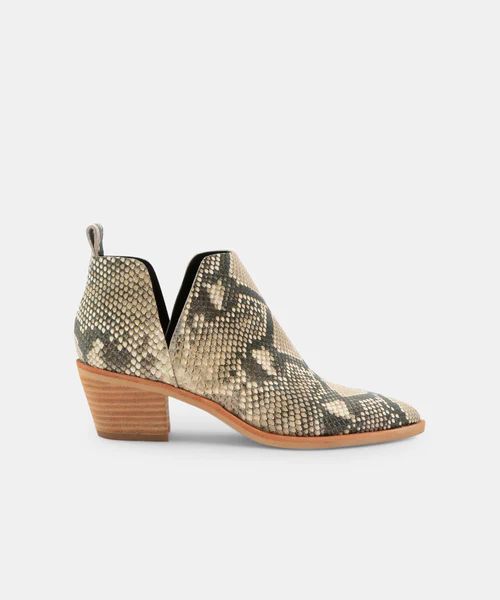 SONNI BOOTIES IN SNAKE | DolceVita.com