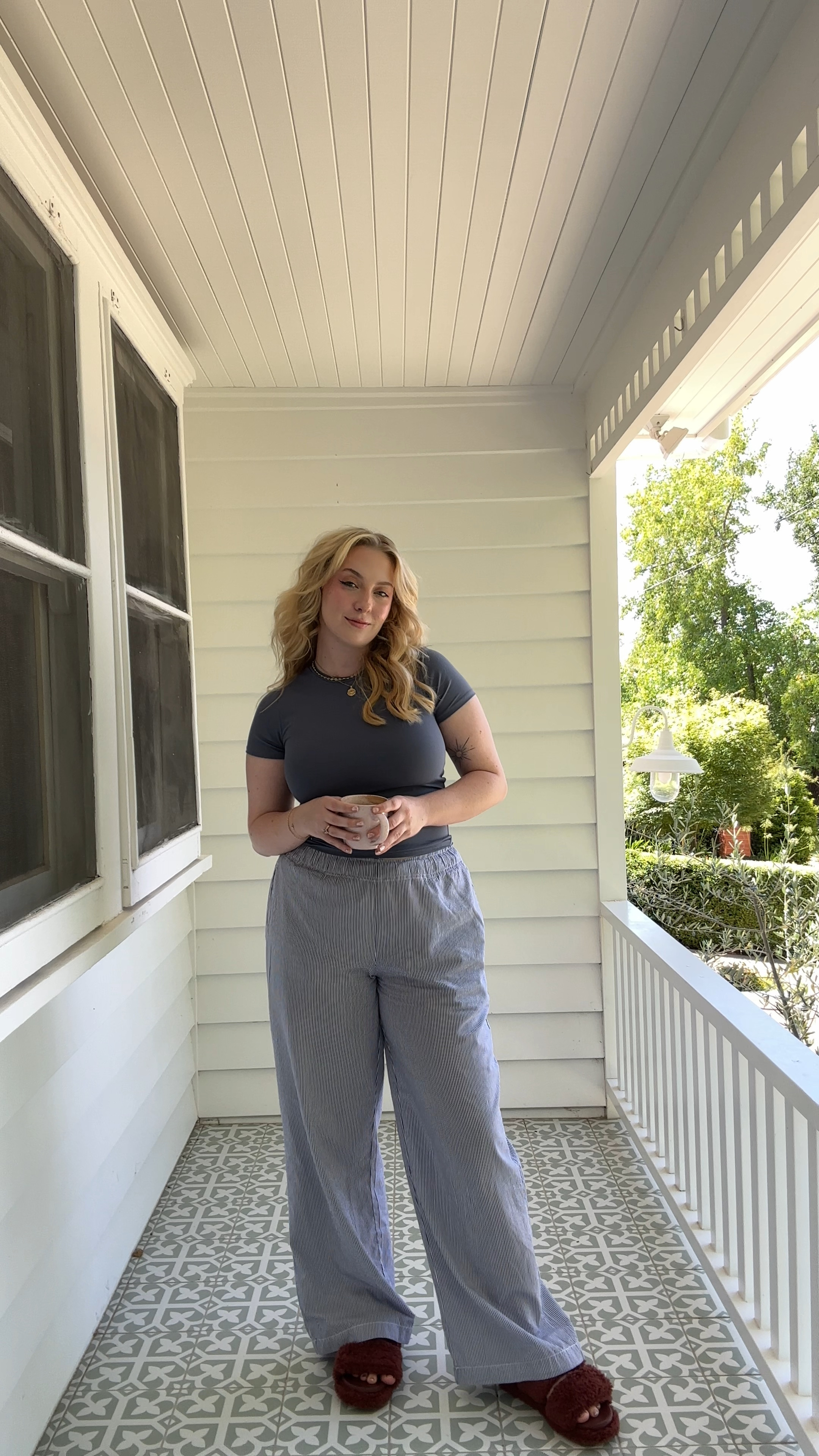jumping on the blue & white striped pant trend that all your favourite Copenhagen influencers love (also peep the top, it’s a skims dupe!)  

#LTKfindsunder50 #LTKaustralia #LTKsalealert