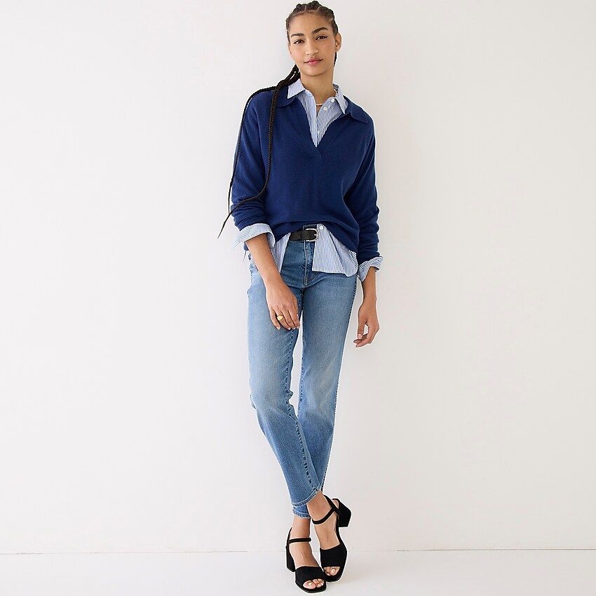 9" vintage slim-straight jean in Windflower wash | J.Crew US