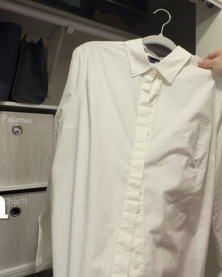 Classic button down white shirt with extra class at cuffed sleeves. TTS @shannonskiptomylife @walmartcreator 

#LTKWatchNow #LTKStyleTip #LTKFindsUnder50