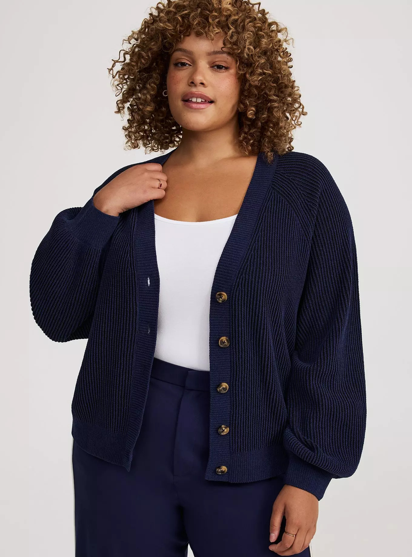 Cardigan V-Neck Chenille Sweater | Torrid (US & Canada)