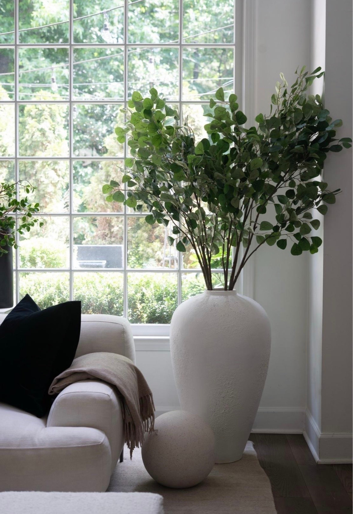 I’m obsessed with adding touches of green and this eucalyptus is perfect for summer!! And we have to talk about this gorgeous floor vase! It’s a great way to fill up a corner or small space!

#LTKSeasonal #LTKHome #LTKSaleAlert
