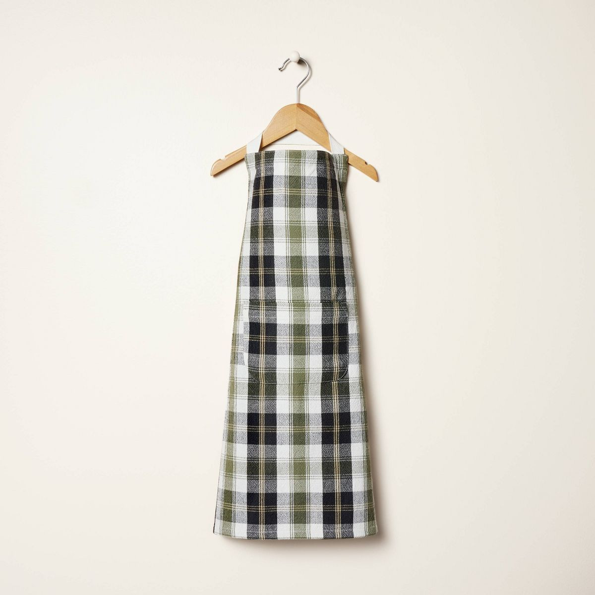 Kids' Tartan Fall Plaid Apron Green/Khaki/Gray - Hearth & Hand™ with Magnolia | Target