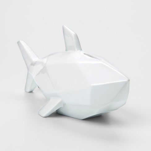 White Shark Decorative Coin Bank - Pillowfort™ | Target