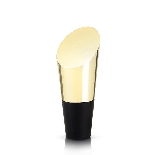 Belmont: Heavyweight Gold Bottle Stopper (VISKI) | Bed Bath & Beyond