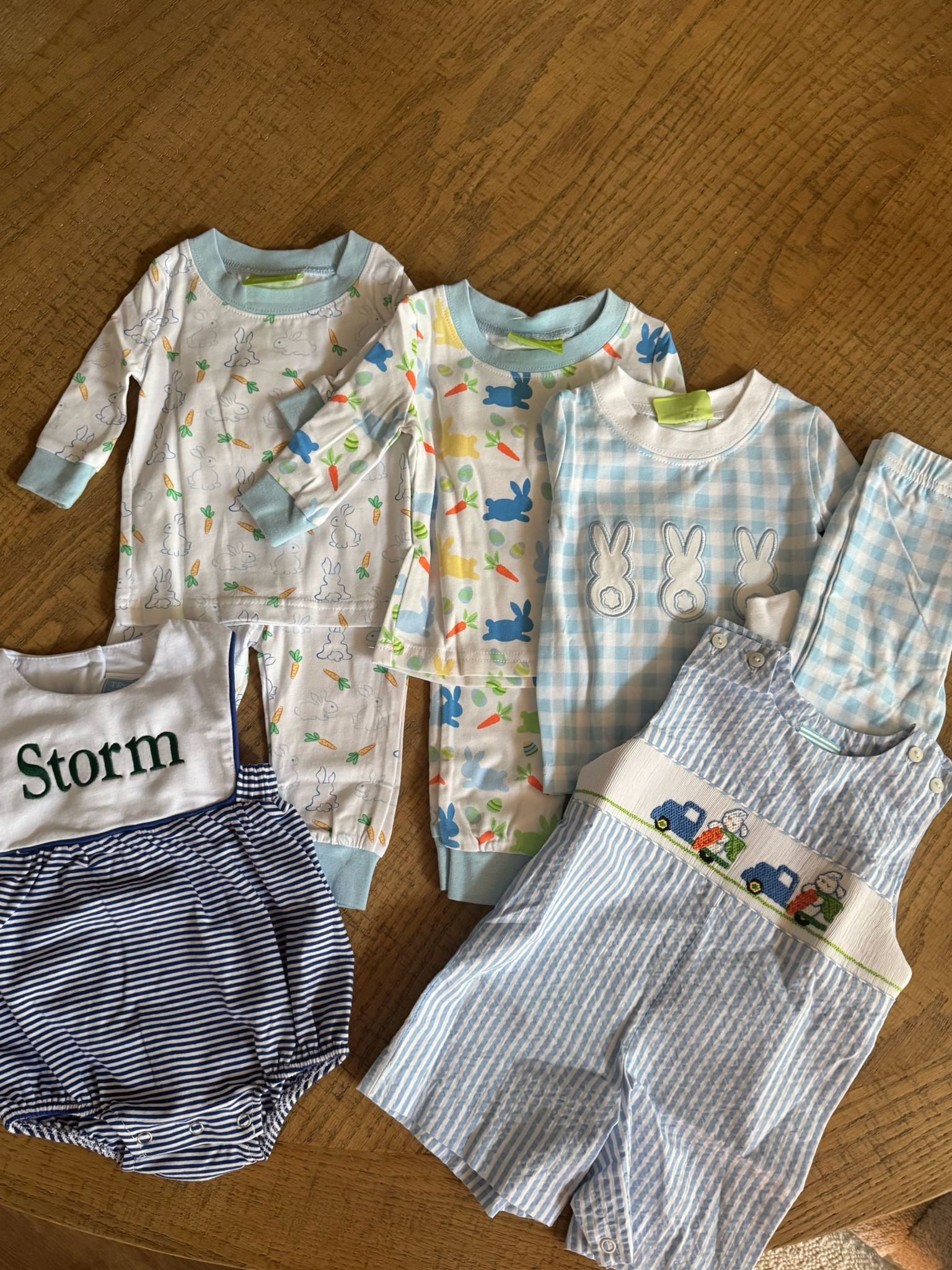 Baby boy outfits on sale! Girls outfits as well! Smocked outfits with monogramming and holiday pieces on sale! 