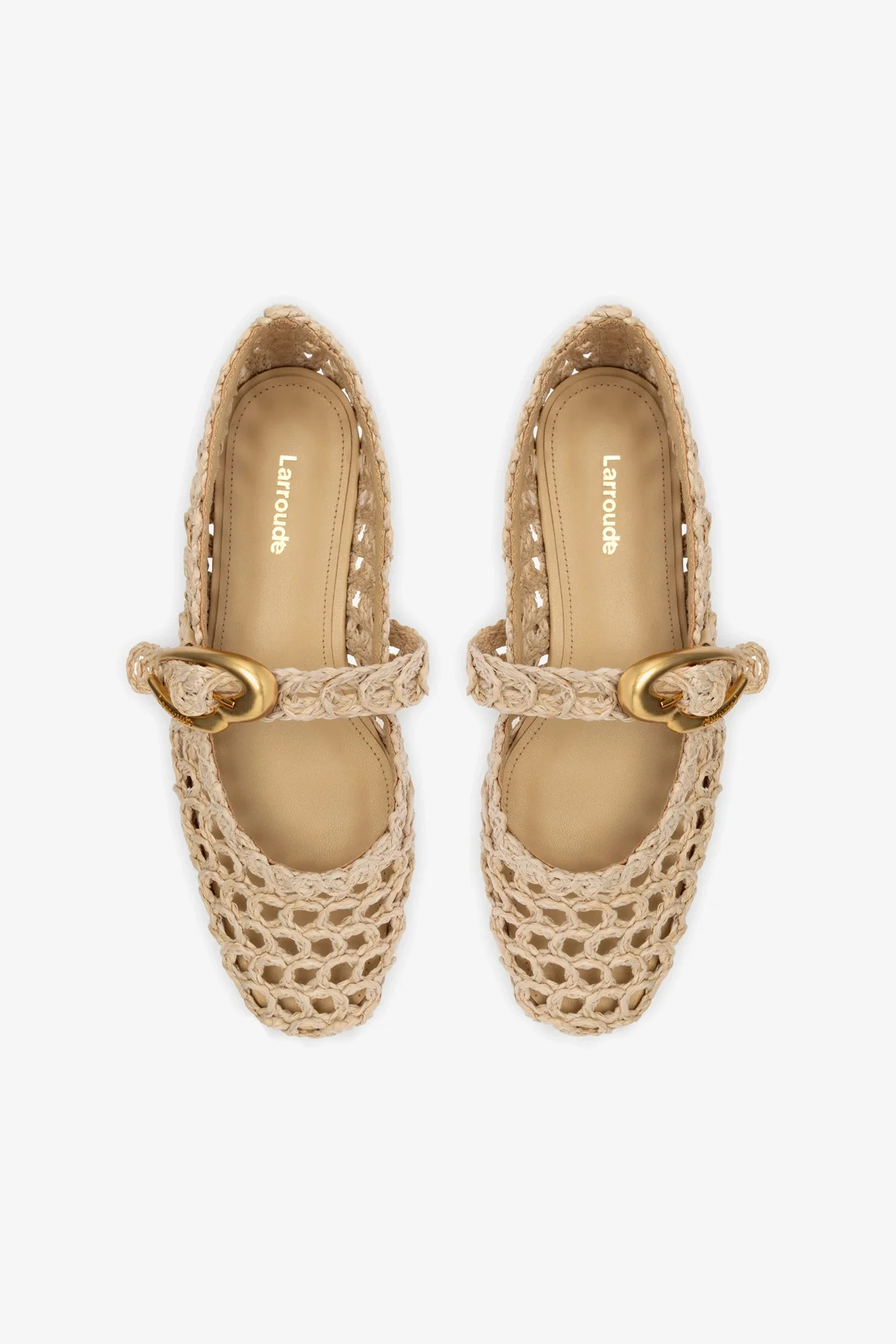 Verona Macrame In Beige Embroidered Raffia | Larroude