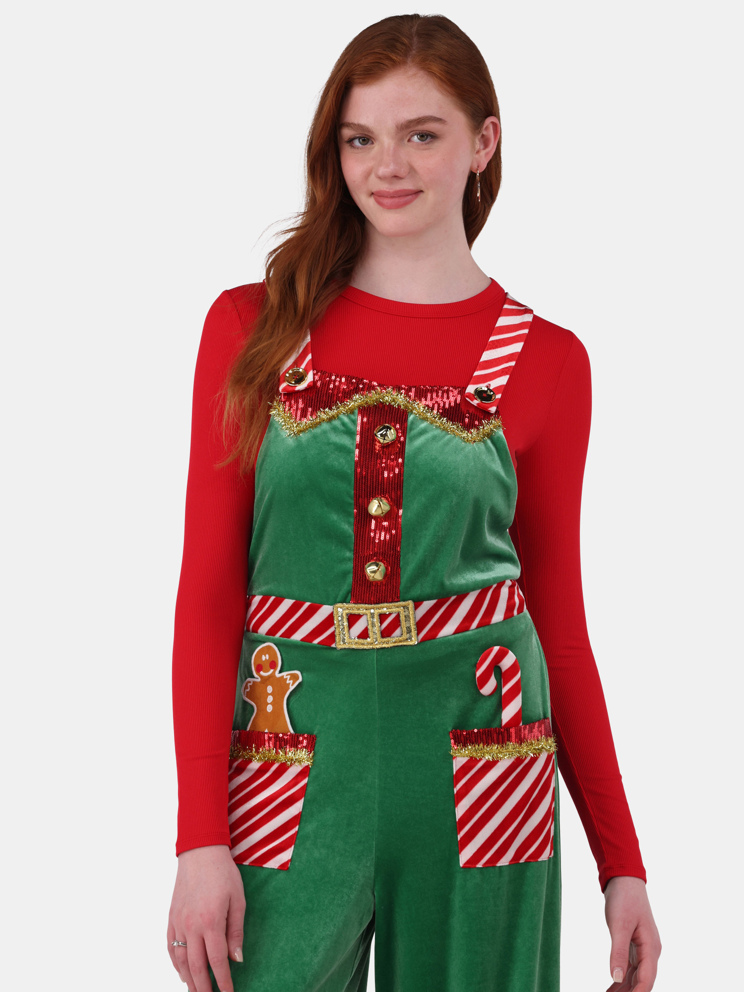 No Boundaries Women's Christmas Jumpsuit | Walmart (US)