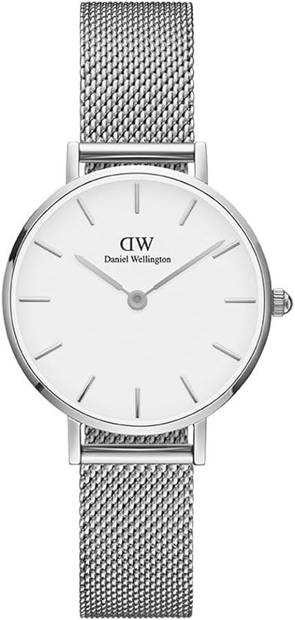 Daniel Wellington Petite Sterling Watch, Silver Mesh Bracelet | Amazon (US)