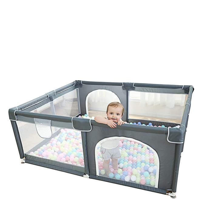 Baby Playpen, Extra Large Playard for Toddlers, 29+ sq. Ft Play Area, Kids Safety Play Yard & Act... | Amazon (US)