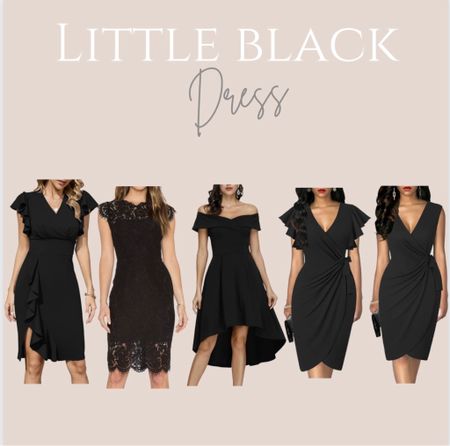 Little Black Dresses. Perfect for your next wedding or any other Spring/Summer Event  

#LTKU #LTKcurves #LTKsalealert