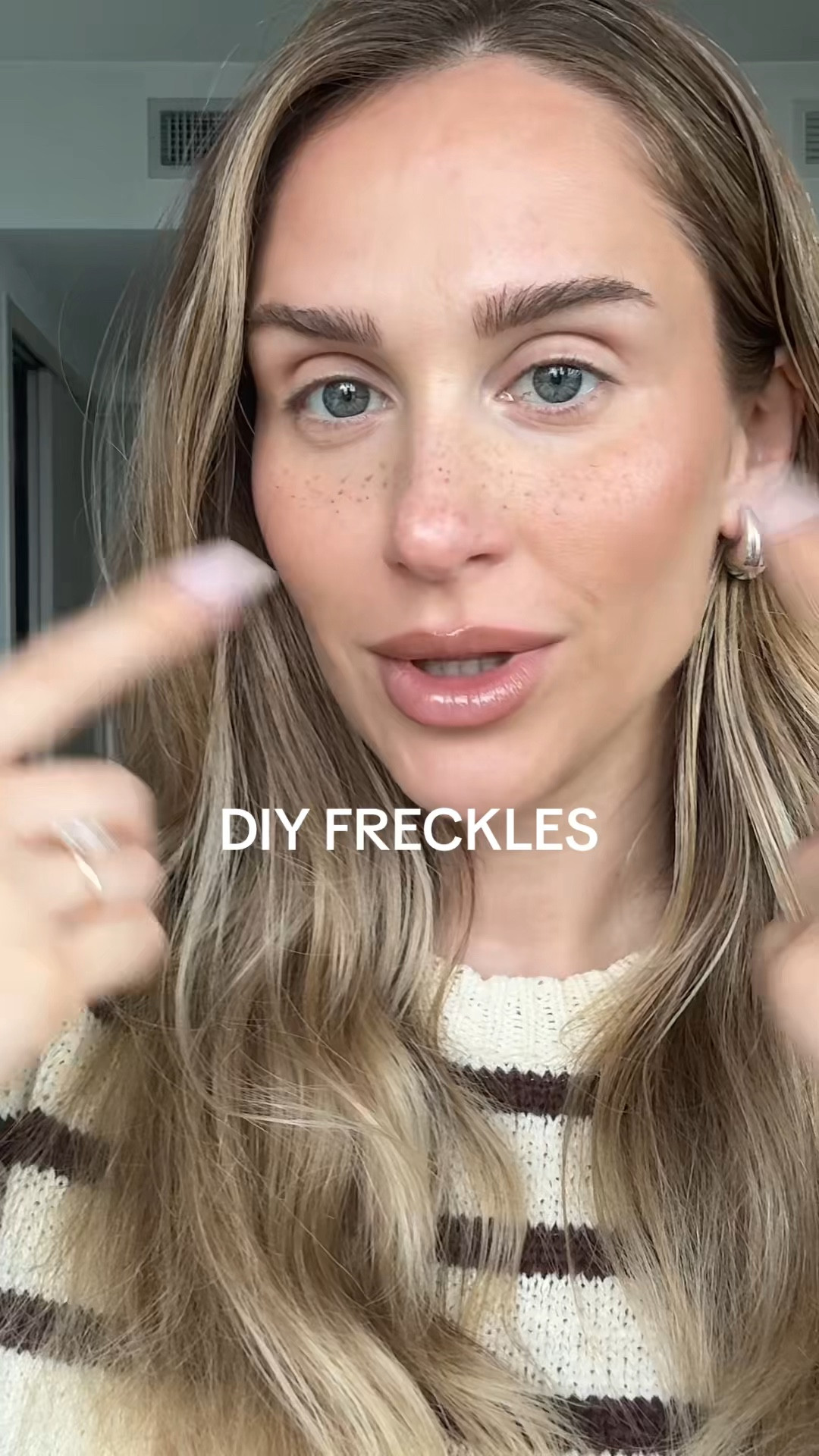 New obsession—faux freckles 