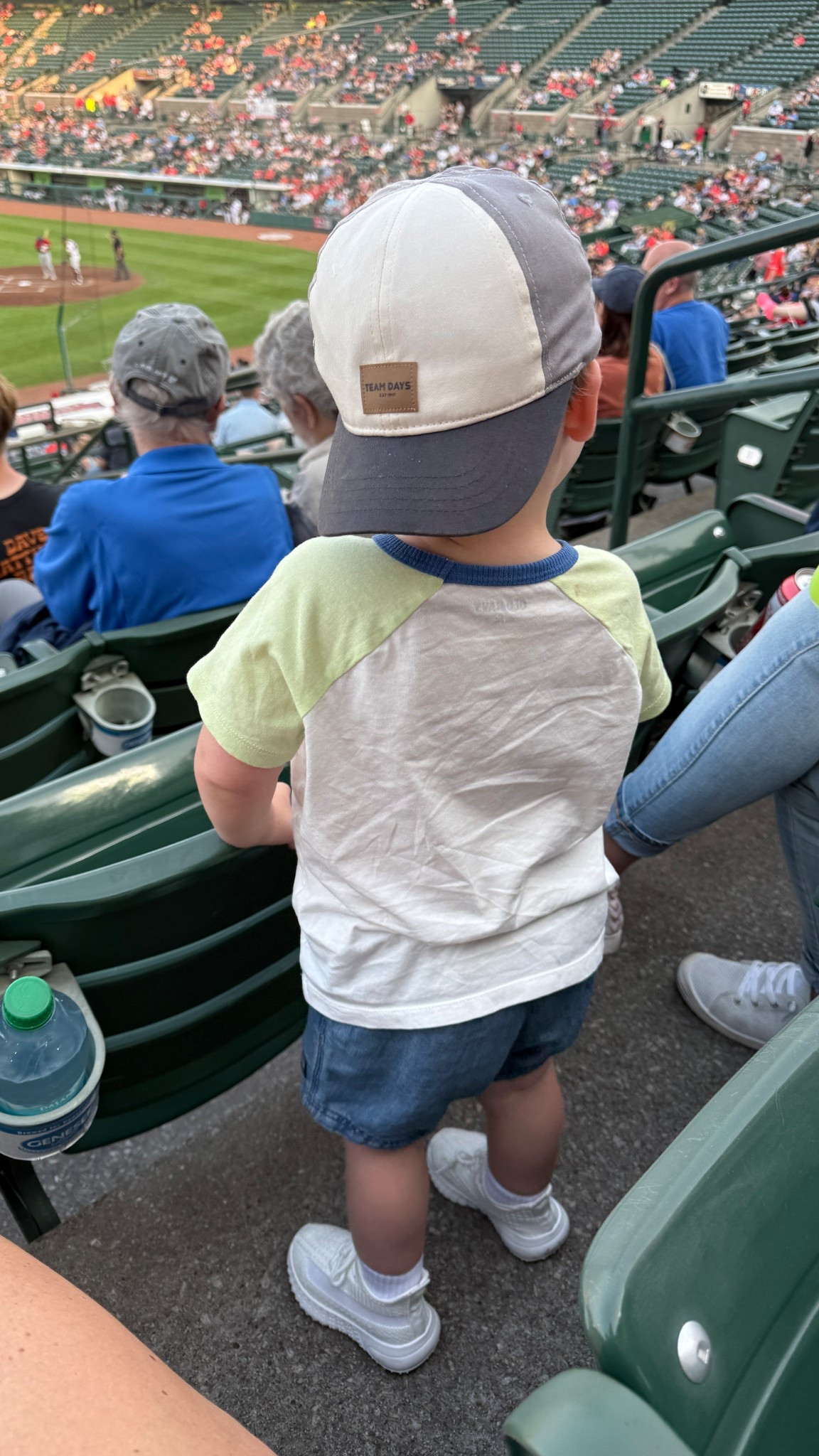 Outfit for dinner and a baseball game! Sized up j. The T-shirt for oversized fit 

#LTKKids