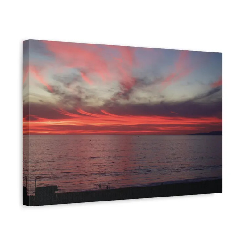 Redondo Beach Sunset Matte Canvas | Etsy (US)