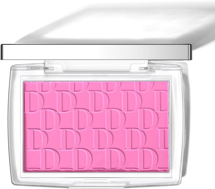 KYDA Pink Blush Powder, Make Up Pink Face Powder Face Blusher, Blendable Formula, Lasting Moistur... | Amazon (US)