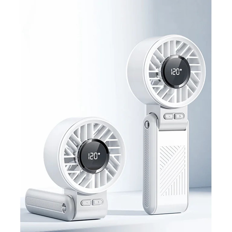 Mainstays 7 speed Rechargeable Handheld Portable Fan White | Walmart (US)