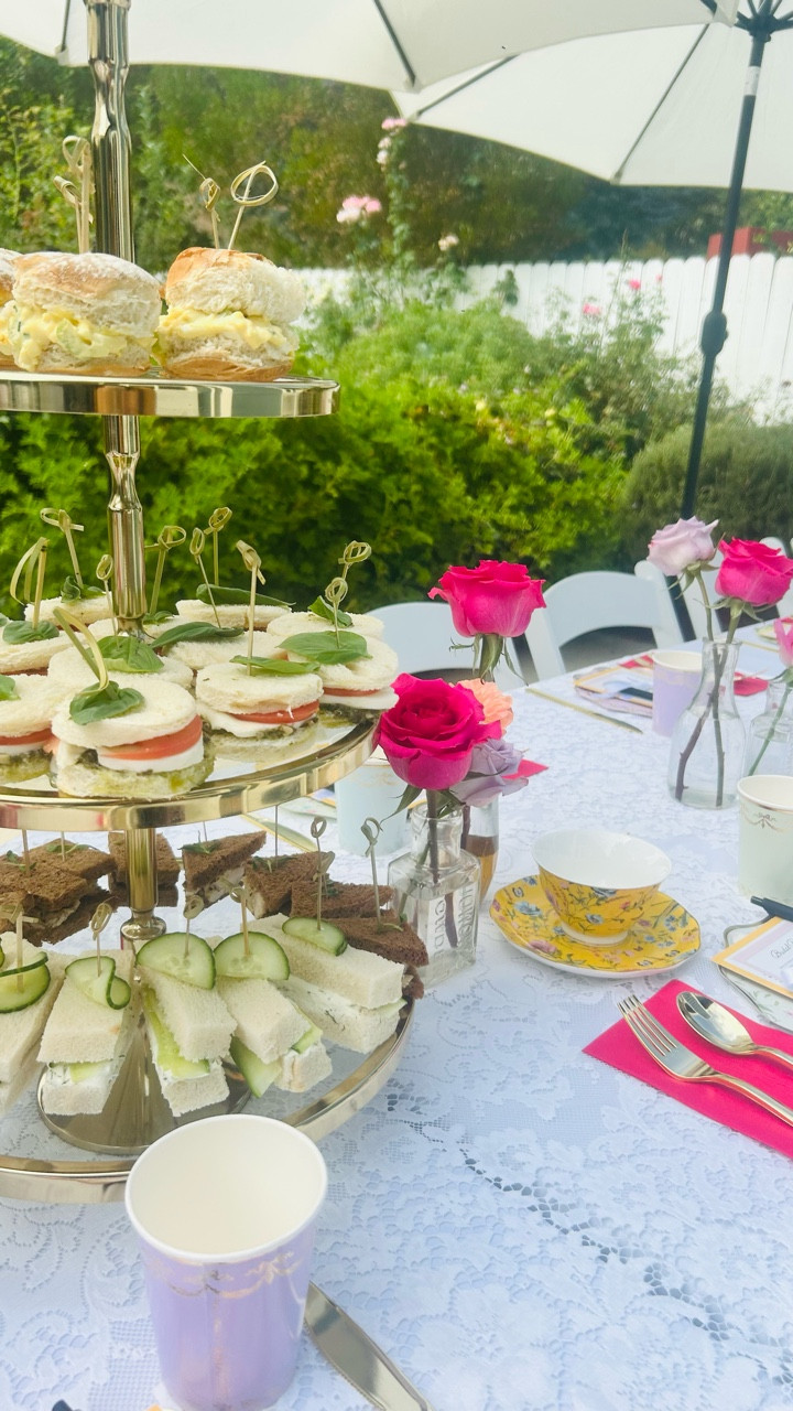 SPILL THE TEA 🫖🌸🍾

We couldn’t have been happier to help host our soon to be sister in law last weekend for her bridal shower surrounded by so many family + friends. We love a great theme, and hosting our first official party in Tami’s adorable garden leant itself so well to high tea with our bride. What were the highlights? The most scrumptious tea sandwiches, salads, and more catered by @cornucopia_caterers, custom made Bridal Bingo and a fun (yet juicy) game of Spill the Tea, infused iced tea (cuz it’s hot hot in the valley), and florals + frills galore. Did we mention we looove a theme!? Just a few more weeks until the big day! We can’t wait to celebrate this incredible couple and welcome Allie officially into the family 🫶🏼🌸

#LTKWedding #LTKParties