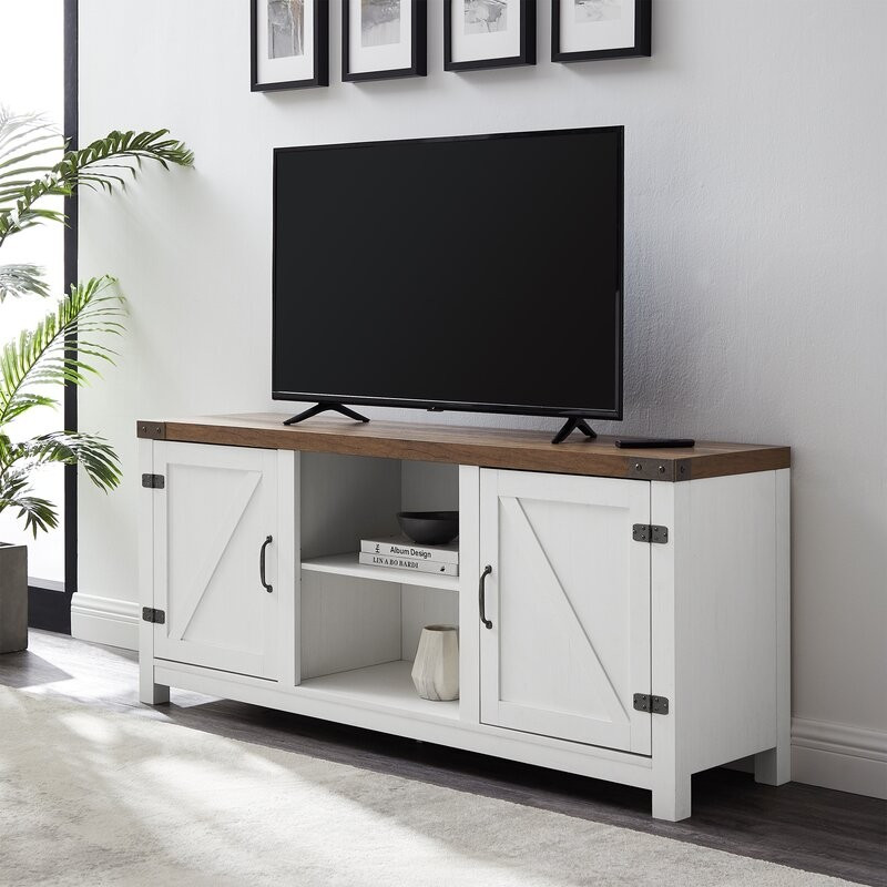 Farmhouse Tv Stand / Farmhouse Living Room Decor | Wayfair North America