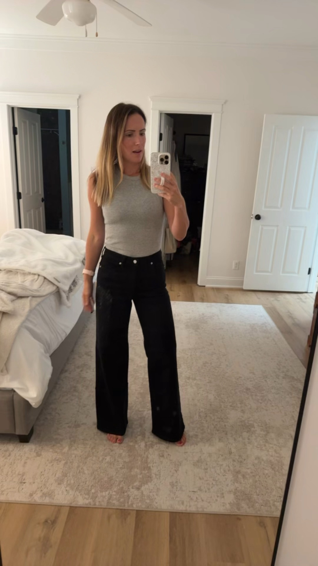 Wide leg jeans 

#LTKStyleTip #LTKSeasonal #LTKFindsUnder50