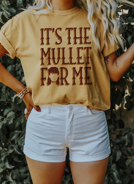 It's the Mullet for Me Comfort Colors Unisex Tee Cute | Etsy | Etsy (US)