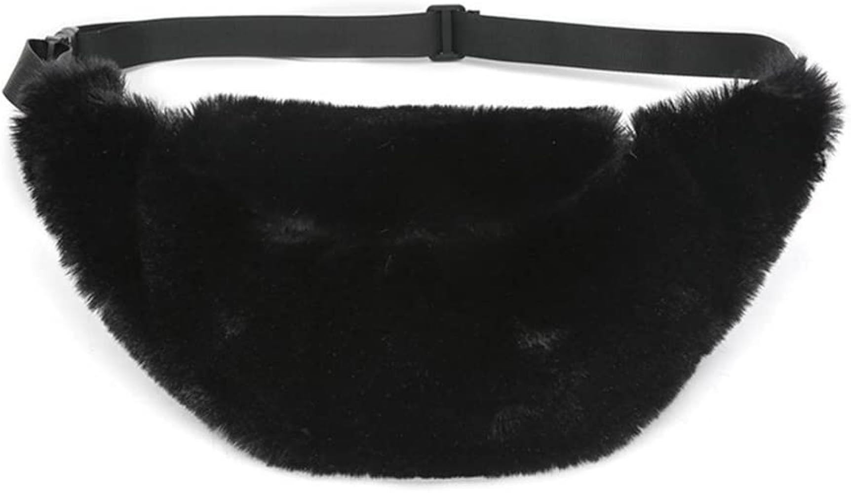 Fluffy Fanny Pack for Women, Plush Waist Bag Faux Fur Crossbody Chest Bag Soft Plush Belt Bag Cas... | Amazon (US)