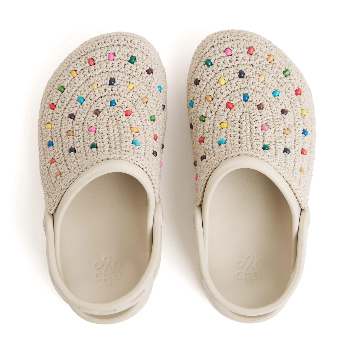 Bolo EVA Clog in Ecru Multi Beads Crochet | The Sak